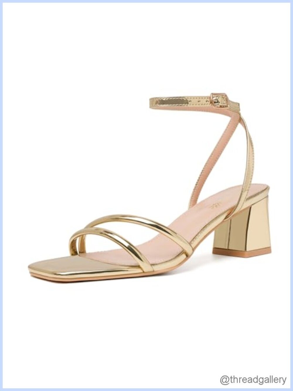 Low Block Heel Open Toe Lace Up Sandals Faux Leather Dress Shoes